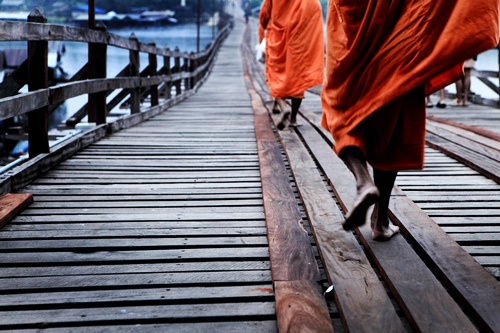 กอดหมอกเมืองกาญจน์ ที่ 'สะพานมอญ'
