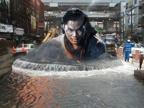 สื่อนอก ชาวเน็ต ล้อขำๆ Amazing Thailand ท่อแตกกลางกรุง