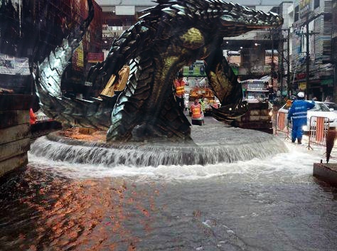 สื่อนอก ชาวเน็ต ล้อขำๆ Amazing Thailand ท่อแตกกลางกรุง