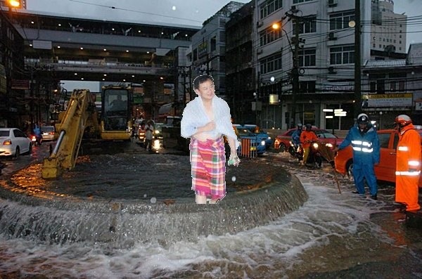 สื่อนอก ชาวเน็ต ล้อขำๆ Amazing Thailand ท่อแตกกลางกรุง