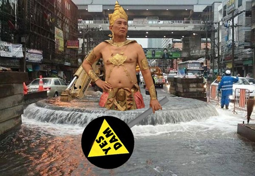 สื่อนอก ชาวเน็ต ล้อขำๆ Amazing Thailand ท่อแตกกลางกรุง