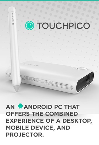TouchPico เครื่องฉายภาพไซส์จิ๋วสุดเจ๋ง
