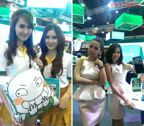 พริตตี้เน้นๆ กับงาน Thailand Mobile Expo 2014