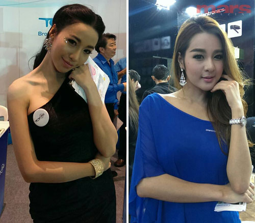 พริตตี้เน้นๆ กับงาน Thailand Mobile Expo 2014