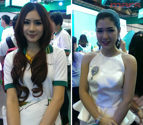 พริตตี้เน้นๆ กับงาน Thailand Mobile Expo 2014