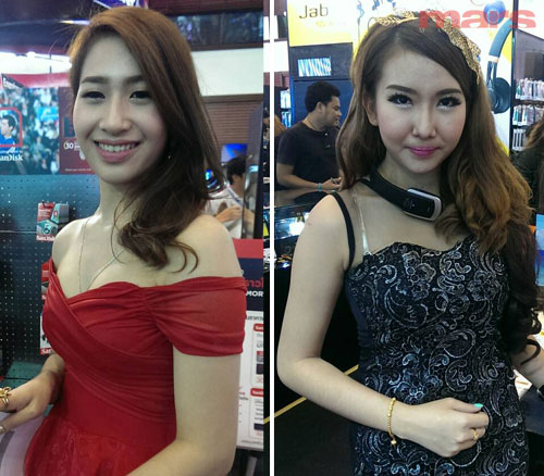 พริตตี้เน้นๆ กับงาน Thailand Mobile Expo 2014