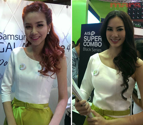 พริตตี้เน้นๆ กับงาน Thailand Mobile Expo 2014