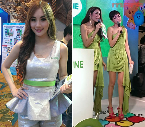 พริตตี้เน้นๆ กับงาน Thailand Mobile Expo 2014