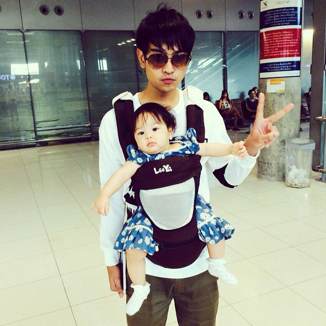 พ่อลูกดารากับภาพแสนอบอุ่นบน IG