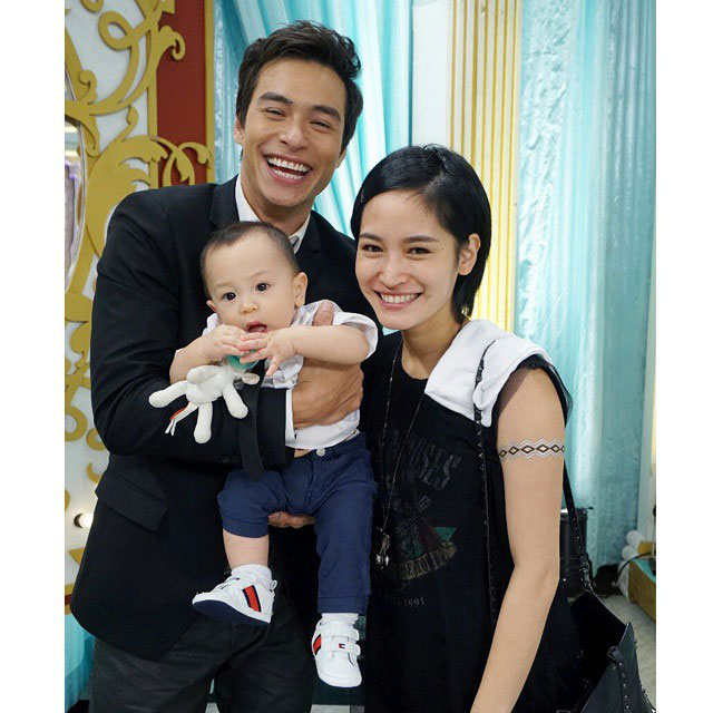 พ่อลูกดารากับภาพแสนอบอุ่นบน IG