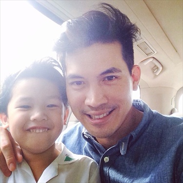 พ่อลูกดารากับภาพแสนอบอุ่นบน IG