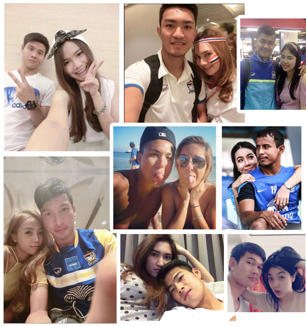 ส่องหวานใจนักเตะช้างศึกชุดซูซูกิคัพ 2014