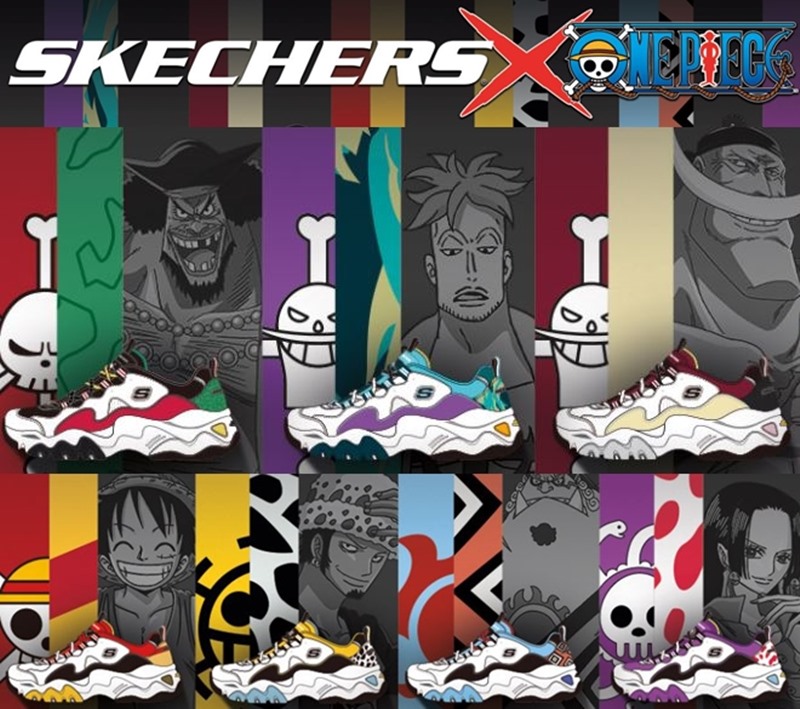7 คู่จัดว่าเด็ด! Skechers x One Piece