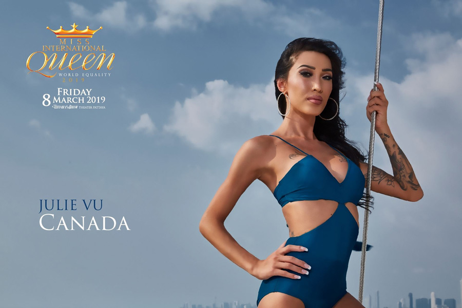 ชุดว่ายน้ำ 20 ผู้เข้าประกวด Miss International Queen 2019