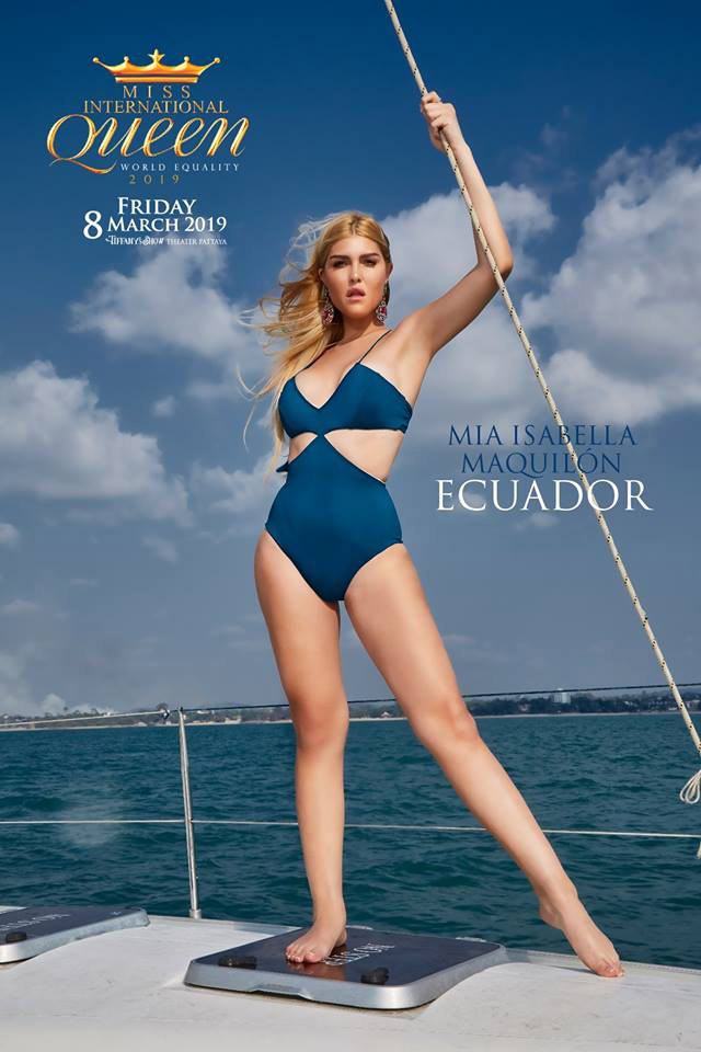 ชุดว่ายน้ำ 20 ผู้เข้าประกวด Miss International Queen 2019