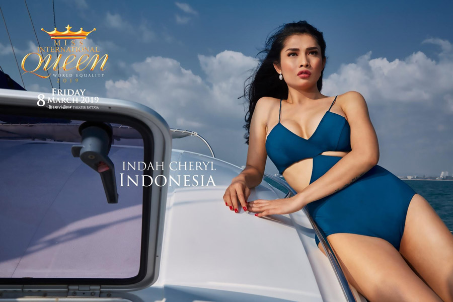 ชุดว่ายน้ำ 20 ผู้เข้าประกวด Miss International Queen 2019