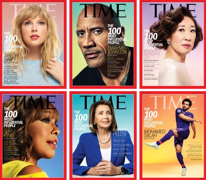 TIME เปิดตัว 100 บุคคลผู้ทรงอิทธิพลประจำปี 2019  ‘โมฮัมเหม็ด ซาลาห์’ เบียดไหล่ ‘ดเวย์น จอห์นสัน’