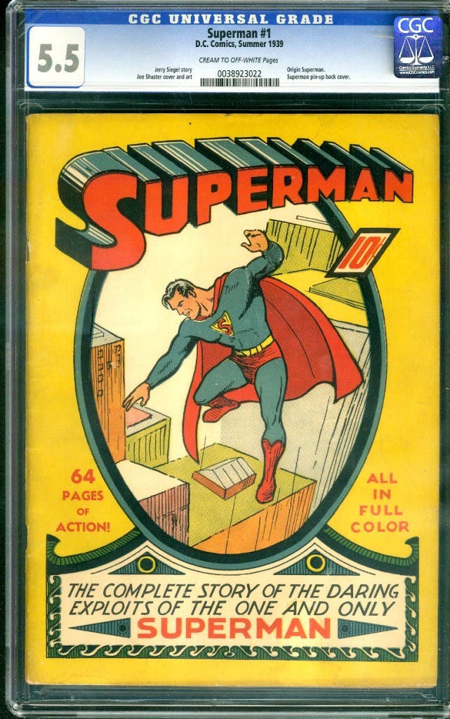 10 อันดับ Comics ที่มีมูลค่าสูงที่สุดในโลก