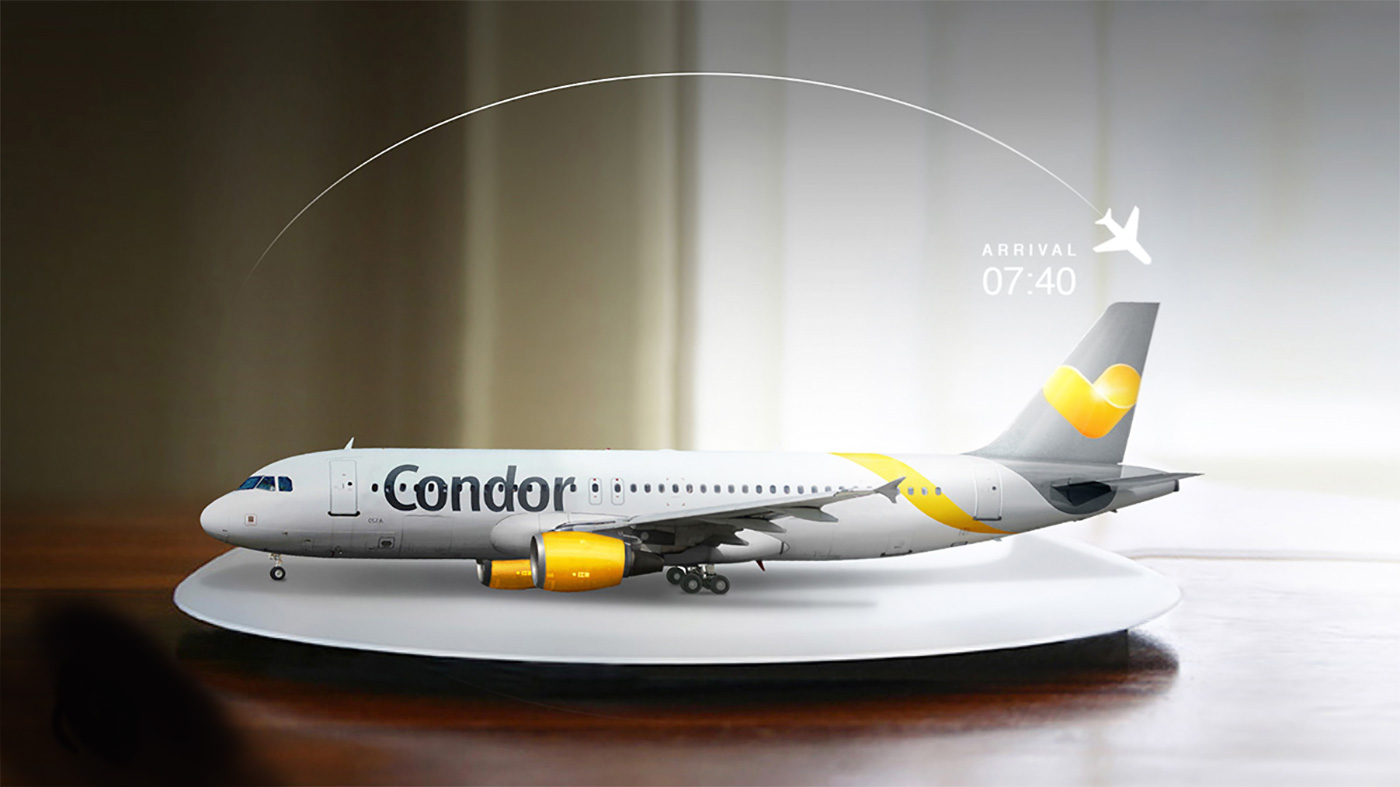 Condor สายการบินเยอรมันที่นำเอา ชายหาด ผ้าเช็ดตัว และเก้าอี้ชายหาด มาเป็นแรงบันดาลใจในการดีไซน์เครื่องบินสีสันแปลกใหม่