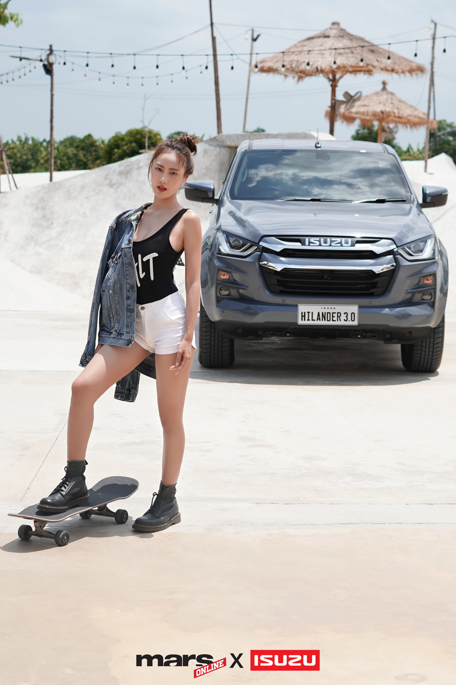 เมจิ-นัชชา สาวสวยยุคใหม่กับกิจกรรมไลฟ์สไตล์สุดคูลที่จะขับ NEW ISUZU D-MAX HI-LANDER รุ่นใหม่ล่าสุด ไปเล่นสเก็ตบอร์ด!!