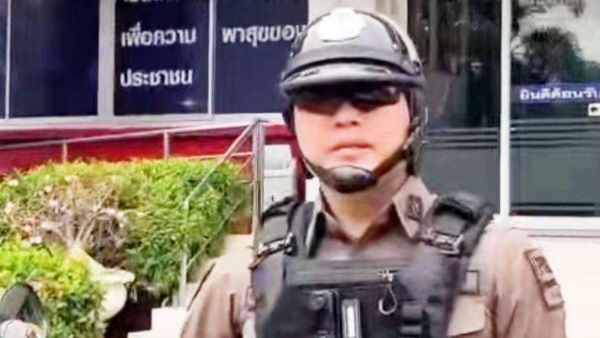 ส.ต.ท.ก้องเกียรติ แก้ววงษา ผบ.หมู่ (ป.) สภ.ลำลูกกา