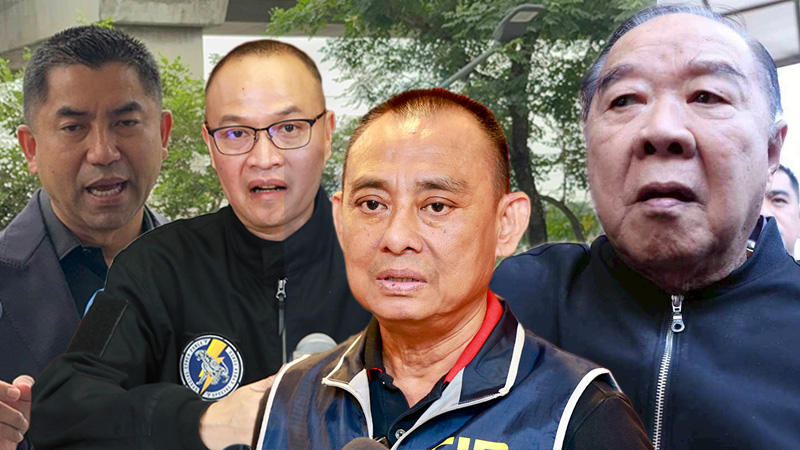 พล.ต.อ.สุรเชชษฐ์ หักพาล - พล.ต.ท.ไตรรงค์ ผิวพรรณ - พล.ต.ต.จรูญเกียรติ ปานแก้ว  - พล.อ.ประวิตร วงษ์สุวรรณ 