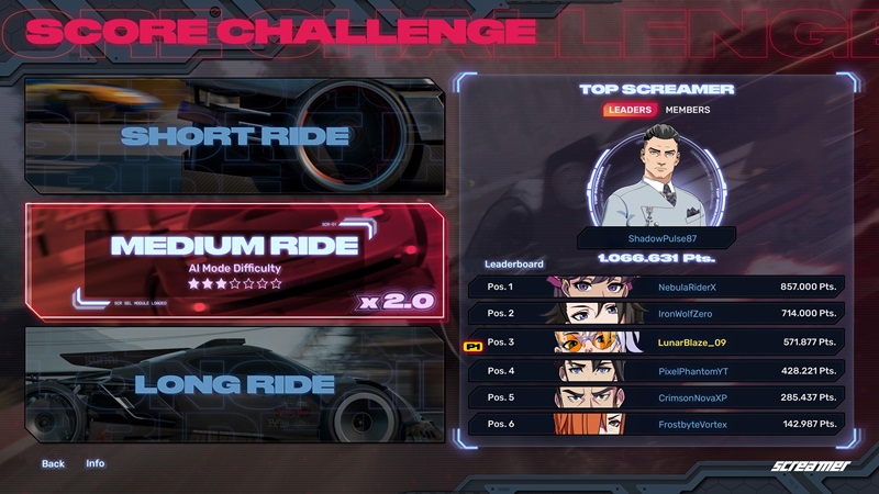 โหมด Score Challenge