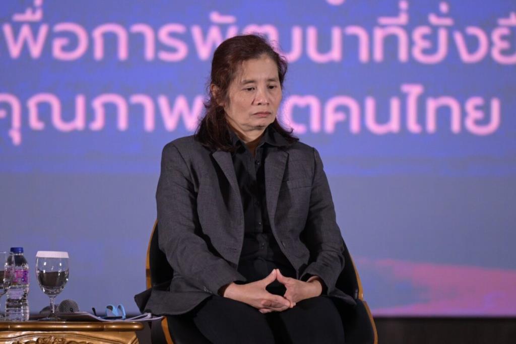 คุณ กานดาศรี ลิมปาคม รองผู้อำนวยการสำนักงานพัฒนาเทคโนโลยีอวกาศและภูมิสารสนเทศ (องค์การมหาชน) หรือ GISTDA