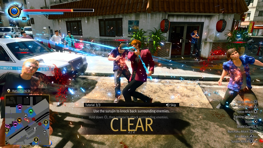 ใช้อาวุธสารพัดชนิดของท้องถิ่นโอกินาวะ