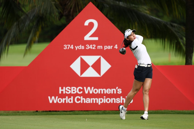 จีโน่-อาฒยา ฐิติกุล โปรสาวมือหนึ่งของโลก (ภาพ: HSBC/Getty Images)