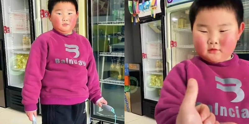 ถังโต้ว เด็กชาย วัย 7 ขวบ  (ภาพจาก : สื่อจีน)