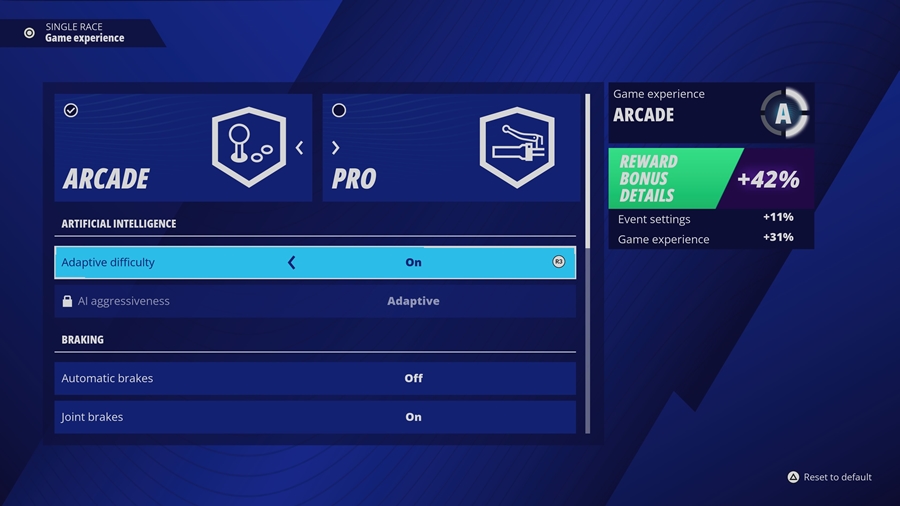 เลือกวิธีควบคุมยากง่ายได้ตามใจ ภาคนี้มีฟีเจอร์ Adaptive เอไอปรับตัวตามความเก่งของผู้เล่นด้วยนะ