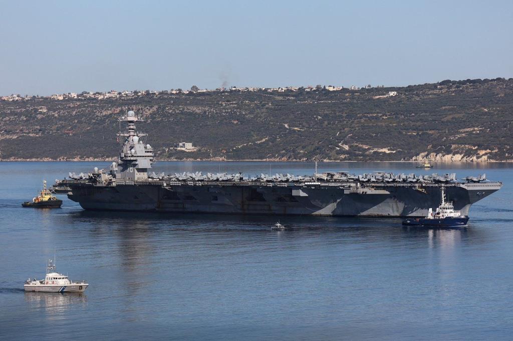 เรือบรรทุกเครื่องบิน USS Gerald R. Ford ของสหรัฐฯ