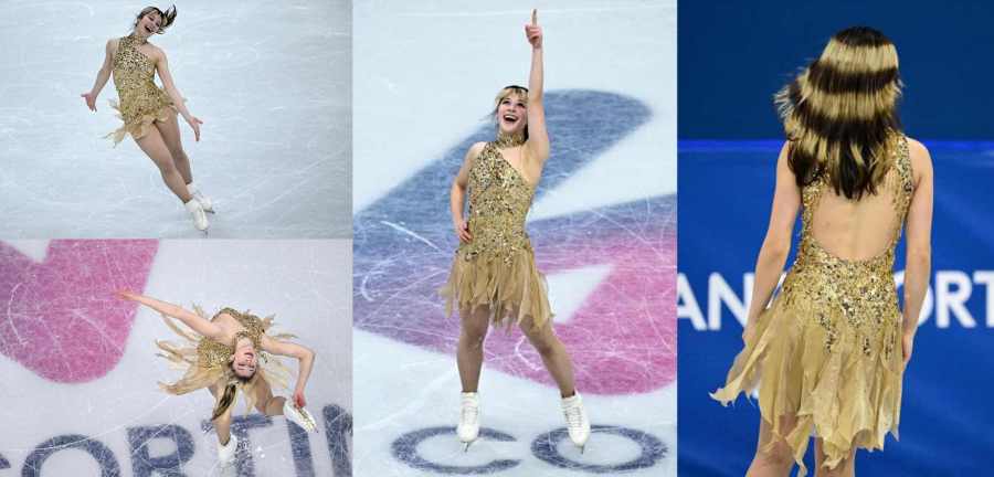 อลิซา หลิว แห่งทีมชาติสหรัฐฯ ในการแข่งขันฟิกเกอร์สเก็ตหญิงเดี่ยวรอบสุดท้าย ในมิลาน คอร์ติน่า 2026 เมื่อวันที่ 19 ก.พ. 2026 (แฟ้มภาพ รอยเตอร์/เอฟเอพี)