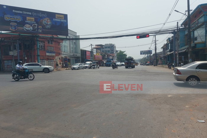 สี่แยกไฟแดงและวงเวียนในเมืองเมาะละแหม่งวันนี้