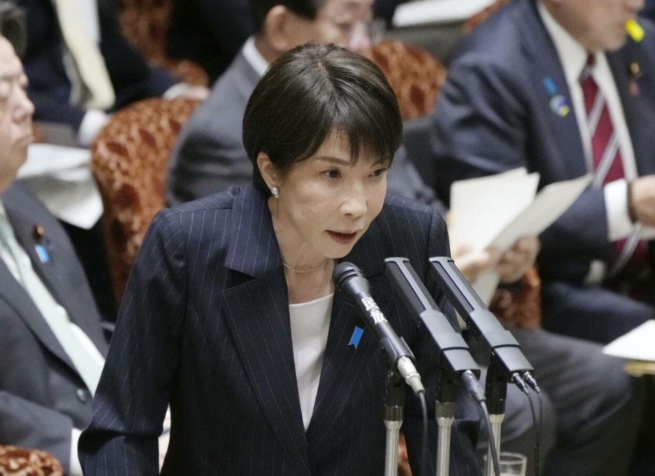 นายกรัฐมนตรีญี่ปุ่น ซานาเอะ ทาคาอิจิ กล่าวในการประชุมคณะกรรมการงบประมาณสภาผู้แทนราษฎร เมื่อวันที่ 16 มีนาคม 2569 (เกียวโด)?