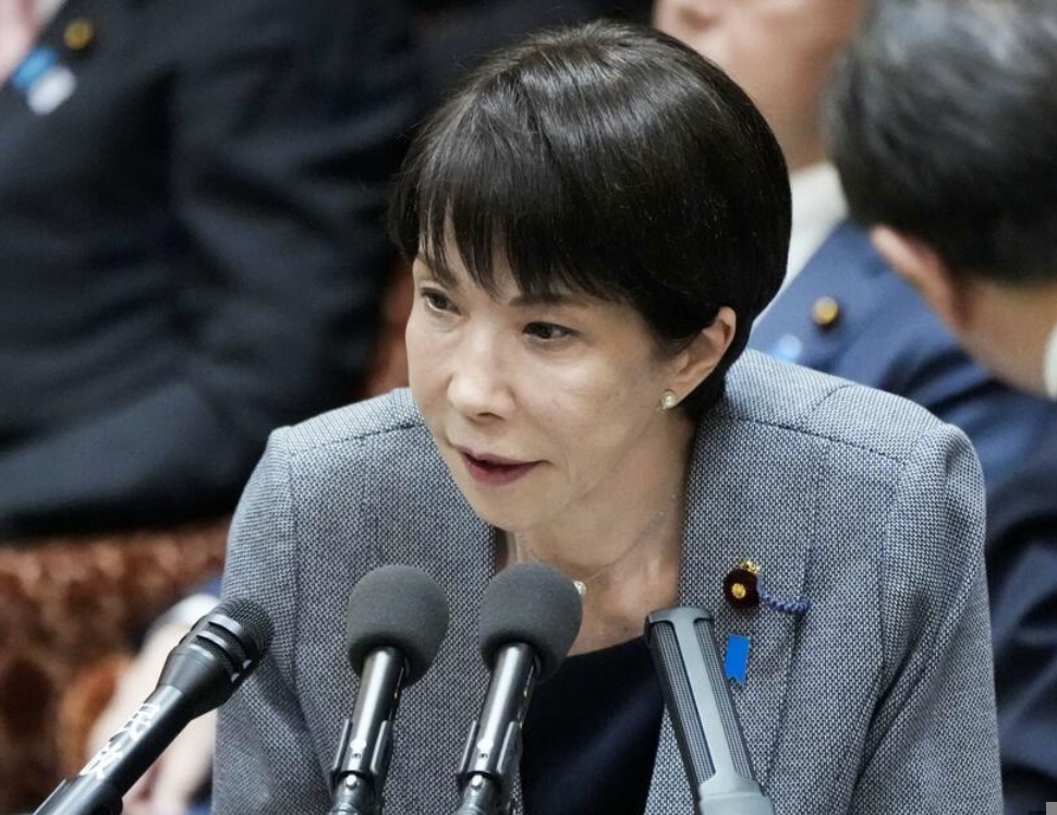 นายกรัฐมนตรีญี่ปุ่น ซานาเอะ ทาคาอิจิ กล่าวในการประชุมคณะกรรมการงบประมาณของสภาผู้แทนราษฎร เมื่อวันที่ 30 มีนาคม 2569 (เกียวโด)