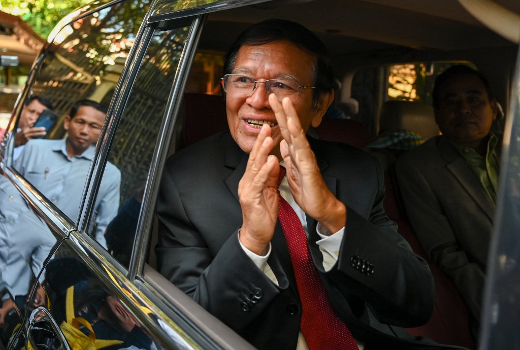 แกม โสกา อดีตหัวหน้าพรรคกู้ชาติกัมพูชา.