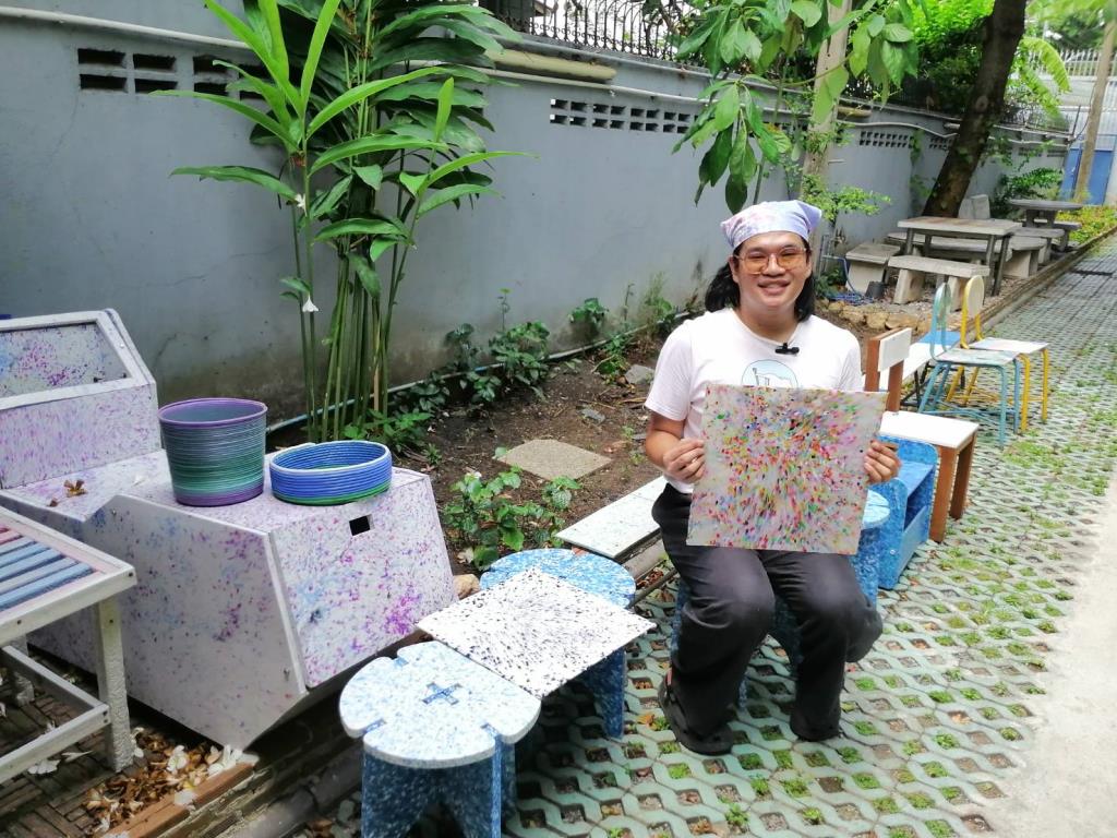 ‘ปฐม สังข์เดช’ ผู้จัดการโครงการพัฒนาชุมชน Precious Plastic Bangkok