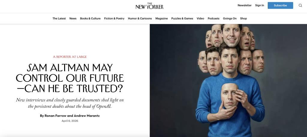 บทความโจมตี Sam Altman ของ The New Yorker 