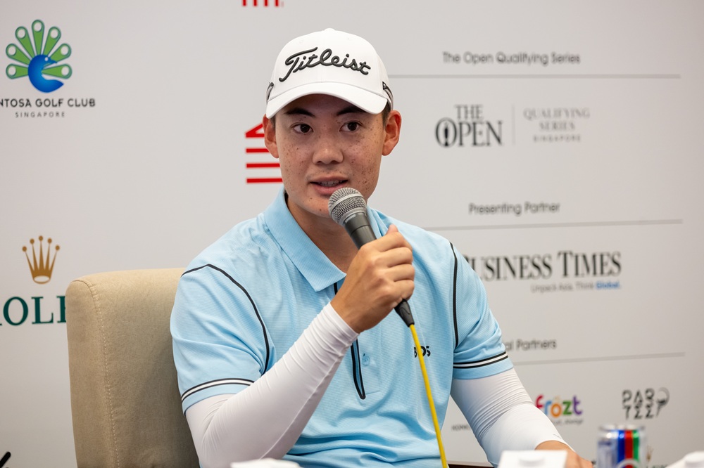 โปรแจ๊ส-อติวิชญ์ เจนวัฒนานนท์ อดีตแชมป์สิงคโปร์ โอเพ่น 2019 (ภาพ: Asian Tour)