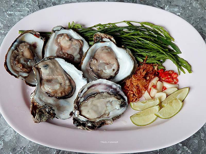 หรอยแรง หอยนางรม “บ้านโคกไคร” สดจากแหล่ง ผิวคล้ำ ฉ่ำหวาน ไซส์พอดีคำ 