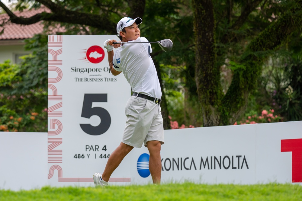 จองวู ฮัม โปรชาวเกาหลีใต้ ผู้นำร่วมรอบแรก (ภาพ: Asian Tour)