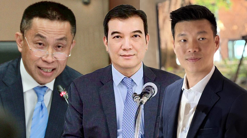 ศักดิ์สยาม ชิดชอบ - สุชาติ ตระกูลเกษมสุข - ณัฐพงษ์ เรืองปัญญาวุฒิ