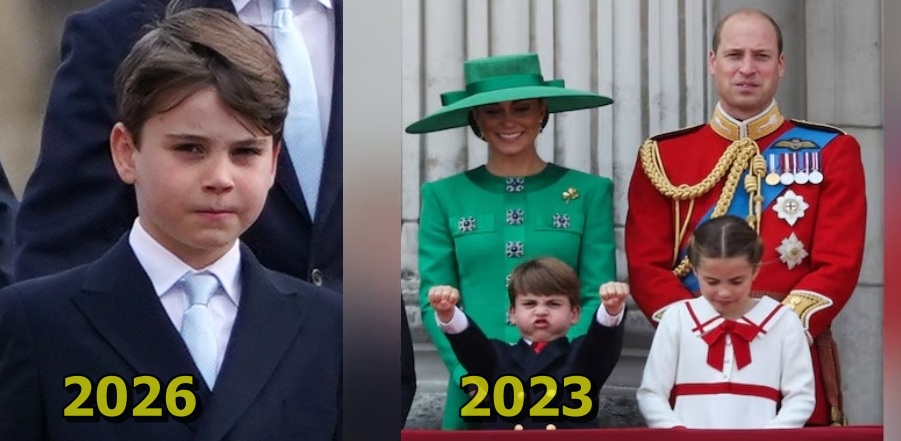 ความเป็นปรินซ์น้อยจอมแสบ น่ารัก และแสนซนบนสีหบัญชร พระราชวังบัคกิงแฮม ในปี 2023 (5 พรรษา) กลายเป็นตำนานไปแล้ว ปรินซ์หลุยส์ในปี 2026 ณ 8 พรรษาทรงเป็นปรินซ์หนุ่มน้อย สุขุม ระวังกิริยาได้อย่างน่าทึ่ง ดังที่ได้เห็นกันเมื่อ 5 เมษายน ที่ผ่านมา ขณะทรงพระดำเนินด้วยกันกับพระครอบครัวไปยังโบสถ์น้อยเซนต์จอร์จ เพื่อร่วมพิธีมิสซาอีสเตอร์ ซันเดย์ แม้แต่ทรงผมที่เคยหวีลงมาปิดหน้าผากแบบเด็กเล็ก ก็ถูกเซ็ตให้เป็นผมแสกข้าง และหวีเปิดหน้าผากขึ้นไปแบบพระเอกหนังผู้สุขุมมาดมั่น