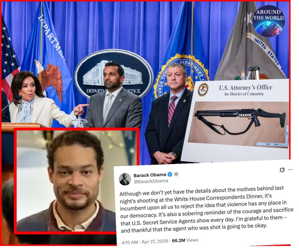 ตามคาด! มือปืนบุกยิงงานเลี้ยงนักข่าวทำเนียบขาวถูกตั้งข้อหา “พยายามลอบสังหารทรัมป์” โอบามาออกโรงแถลงครั้งแรก