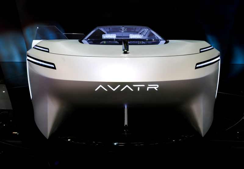 คอนเซปคาร์ Avatr Vision Xpectra จสกค่ายยานยนต์ไฟฟ้าจีน Avatr (แฟ้มภาพรอยเตอร์)