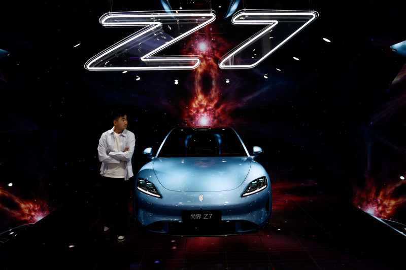 SAIC Z7 จากค่ายรถจีน SAIC(แฟ้มภาพ รอยเตอร์)