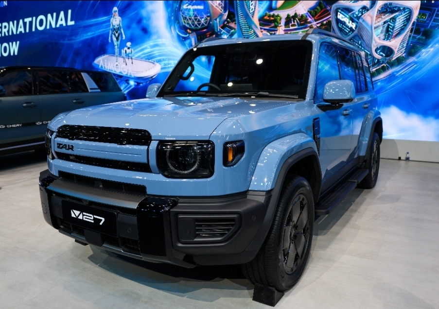 Car V27 ของเชอรี่ในงานปักกิ่ง อินเตอร์เนชันแนล ออโตโมทีฟ เอ็กซิบิชัน 2026 ที่จัดขึ้นระหว่างวันที่ 24 เม.ย. ถึง 3 พ.ค.