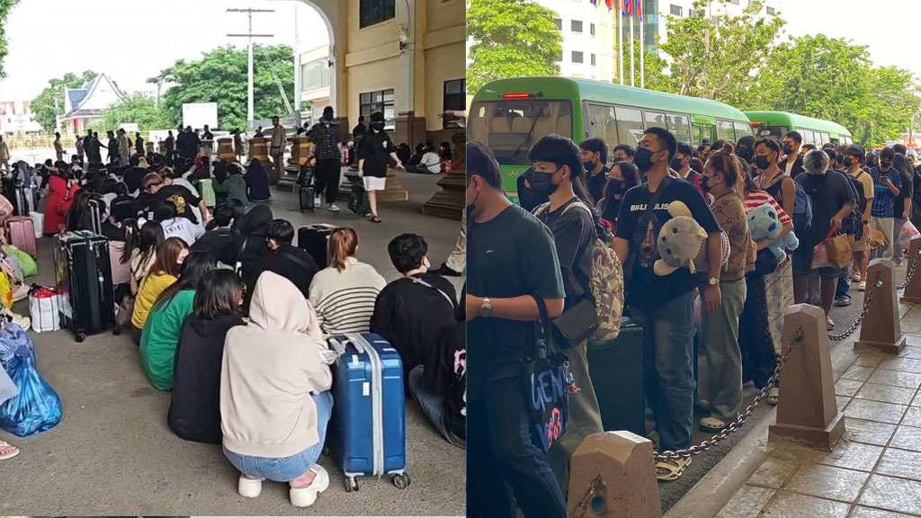 635 คนไทยกลับถึงด่านคลองลึกแล้ว หลังเขมรยึกยักนัดเช้าส่งตัวบ่าย แถมห้ามไทยพา AOT เข้าพื้นที่
